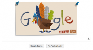 Thanksgiving Doodle with Google+