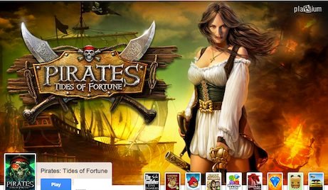 Pirates Tides of Fortune First New Game on Google+ Games for 2012!