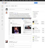 Google+ new design / look and feel