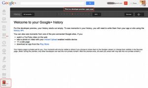 Google+ version of facebook timeline