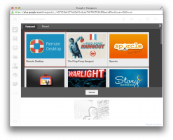 adding remote desktop hangout app