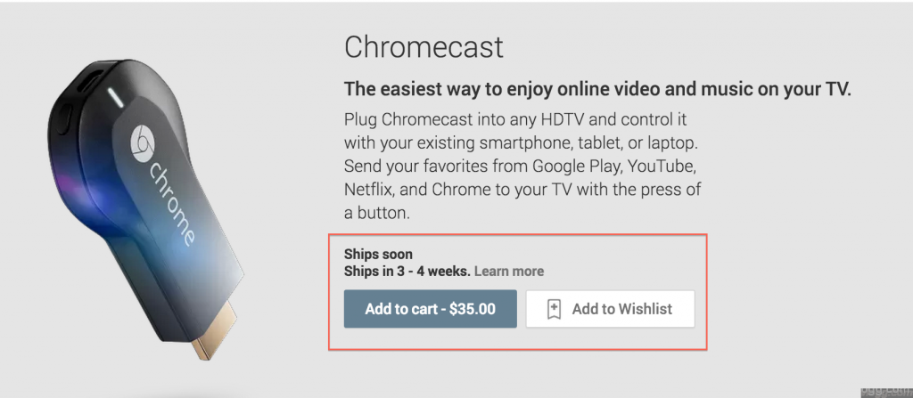 Google Chromecast Now Available in Playstore!