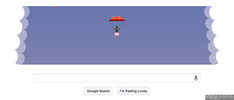 Checkout Google Parachute Jump Doodle Today!